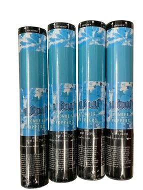 Wow Powder Poppers Gender Reveal Blue NIP Lof of 4